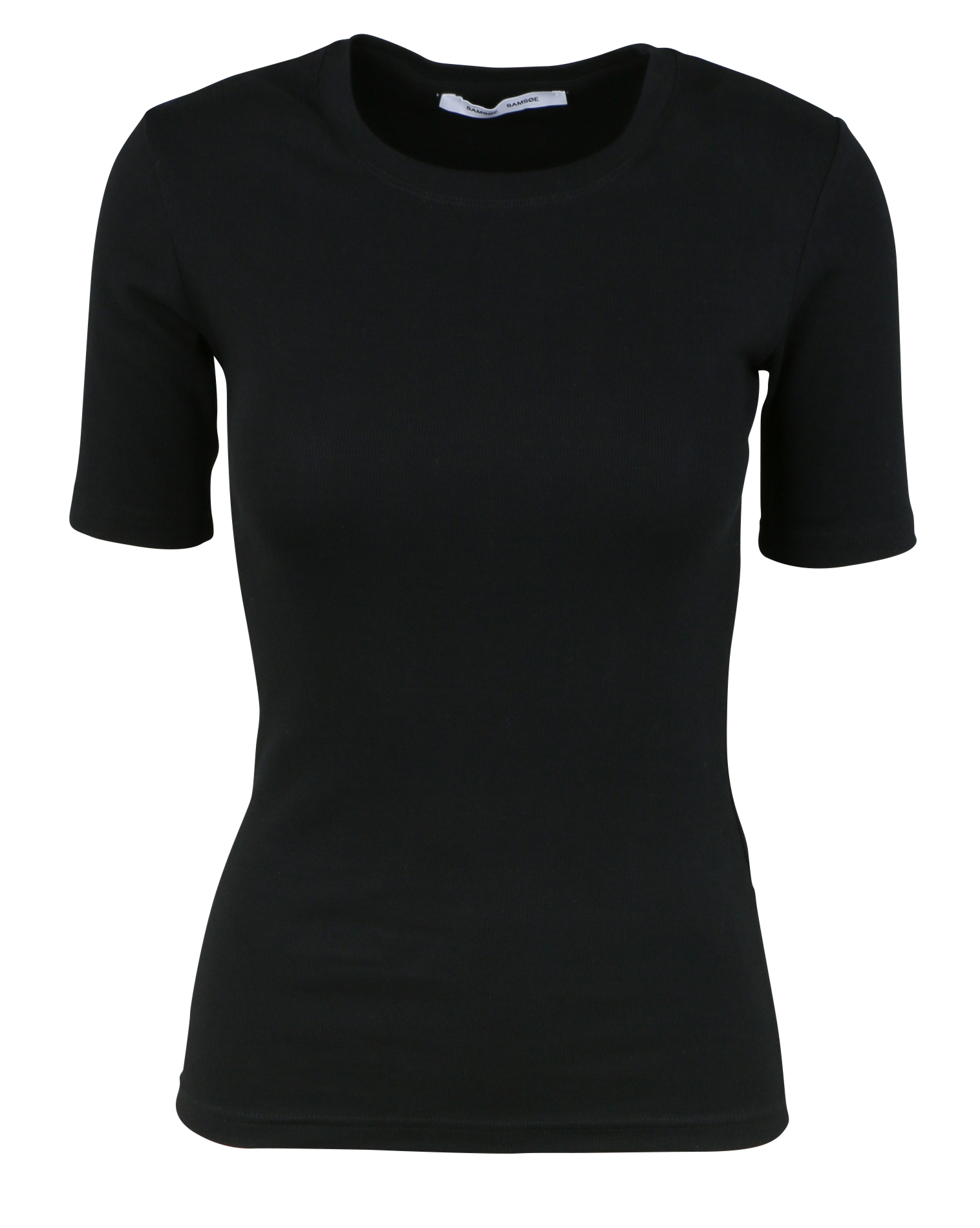 SAALEXO - Tee-shirt manches courtes en coton organique | Noir