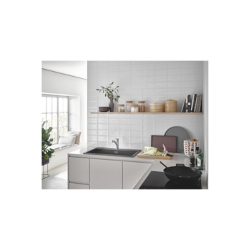 Grohe keukenkraan Start dual spray QuickFix supersteel (RVS look)