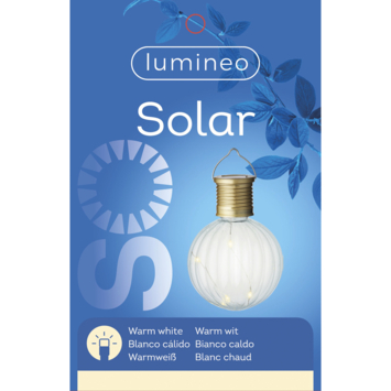 Tuinlampje LED solar wit per stuk