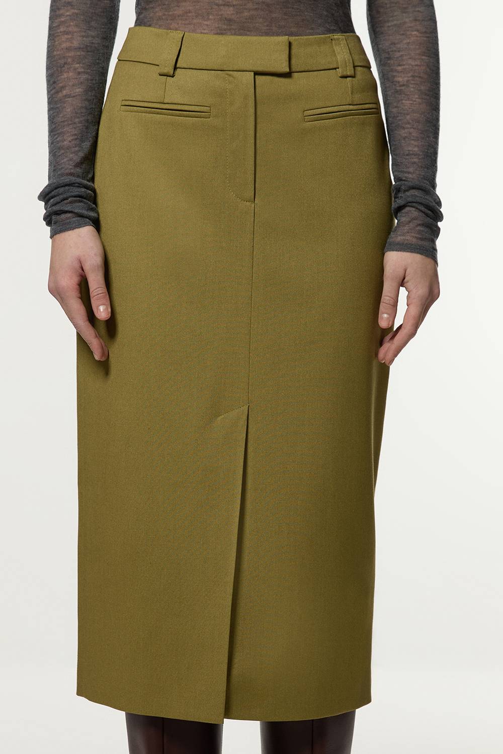 KarenMillen Jupe Crayon Tailleur Structurée Souple Pour Grandes Tailles