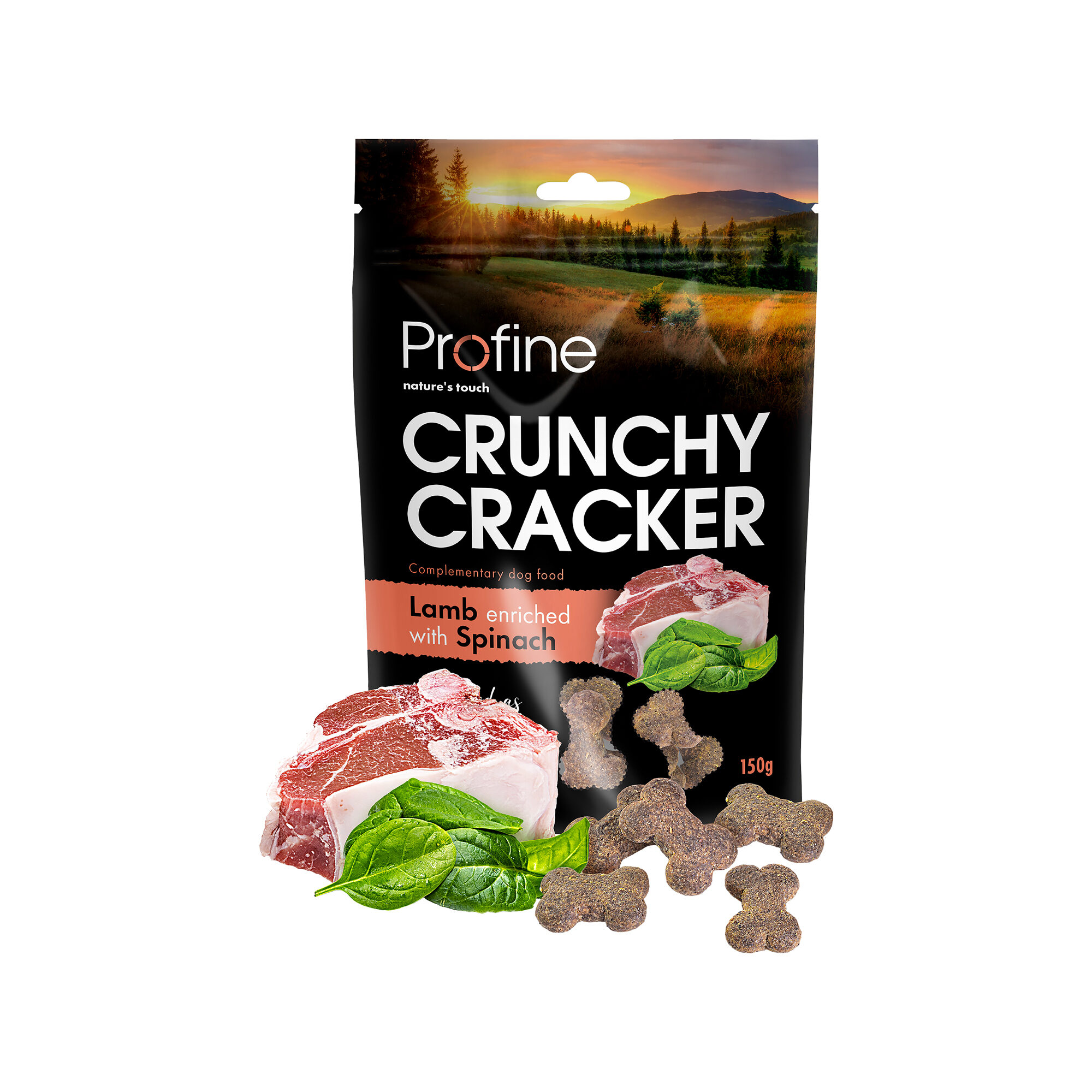 Profine Crunchy Crackers - Lam Spinazie