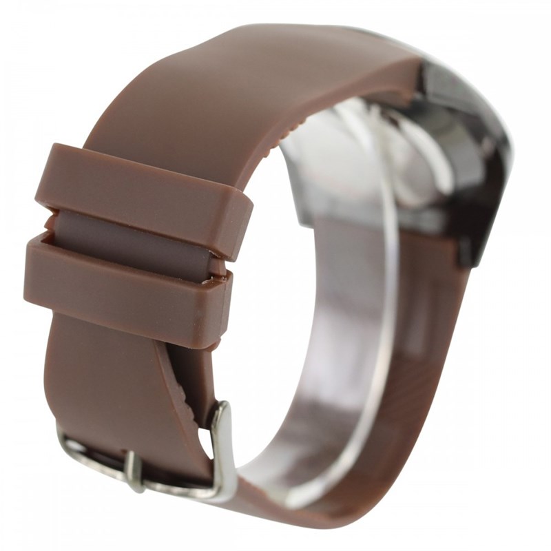 Montre Homme GIORGIO bracelet Silicone Marron