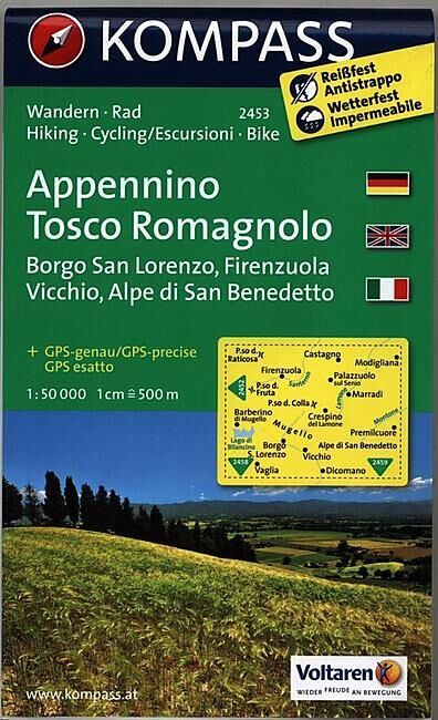KOMPASS - 2453 APPENNINO TOSCO ROMAGNOLO 1 50 000
