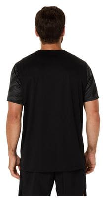 Maillot manches courtes Asics Core Run Print Noir Homme