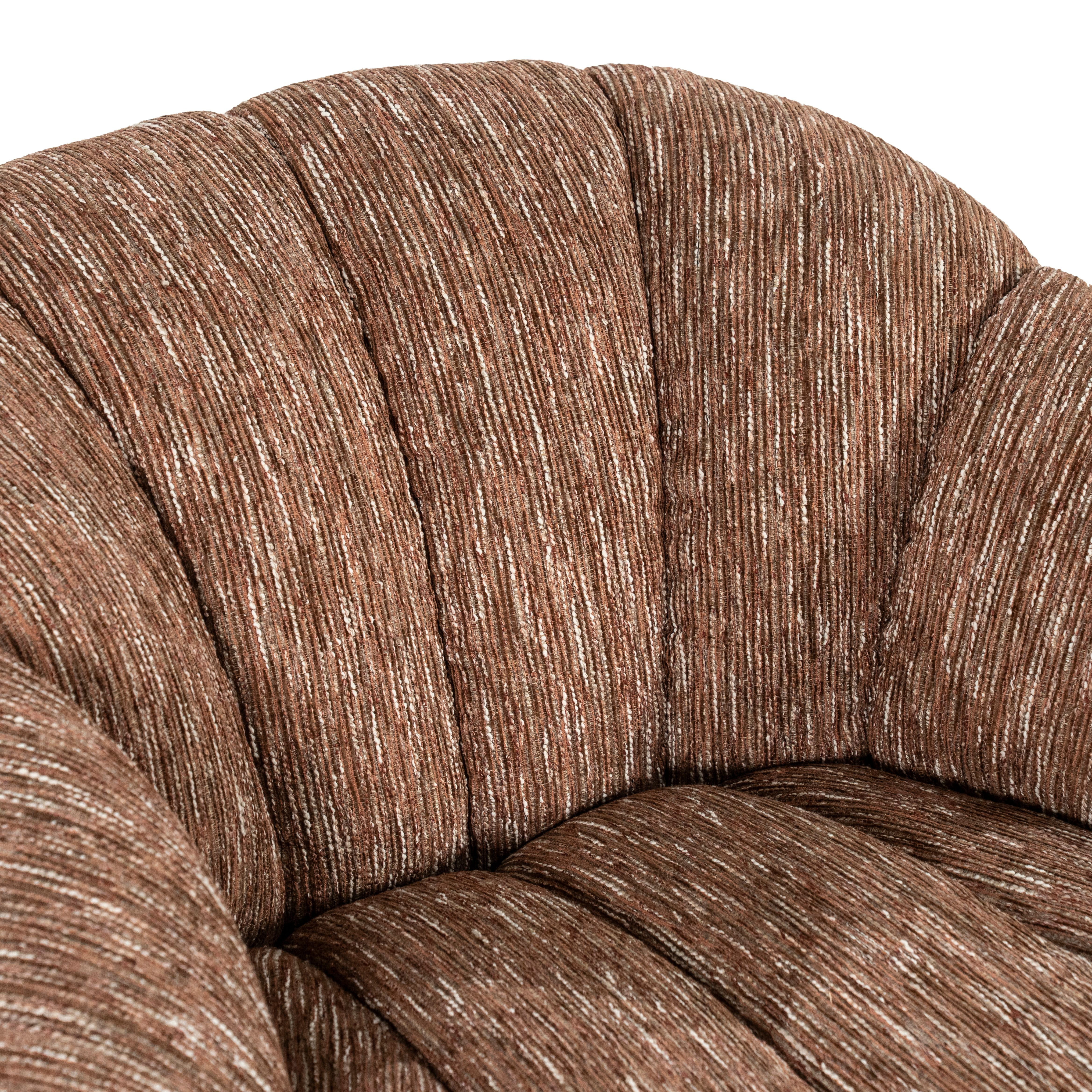 Draaifauteuil burgundy 250188 Sogno B88 x D83 x H76 cm