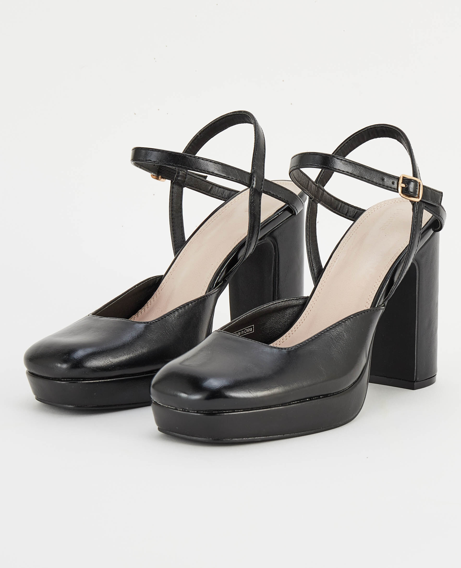 Sandales babies plateforme - Noir