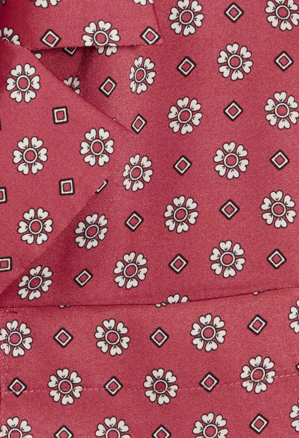 Chemise satinee imprimee