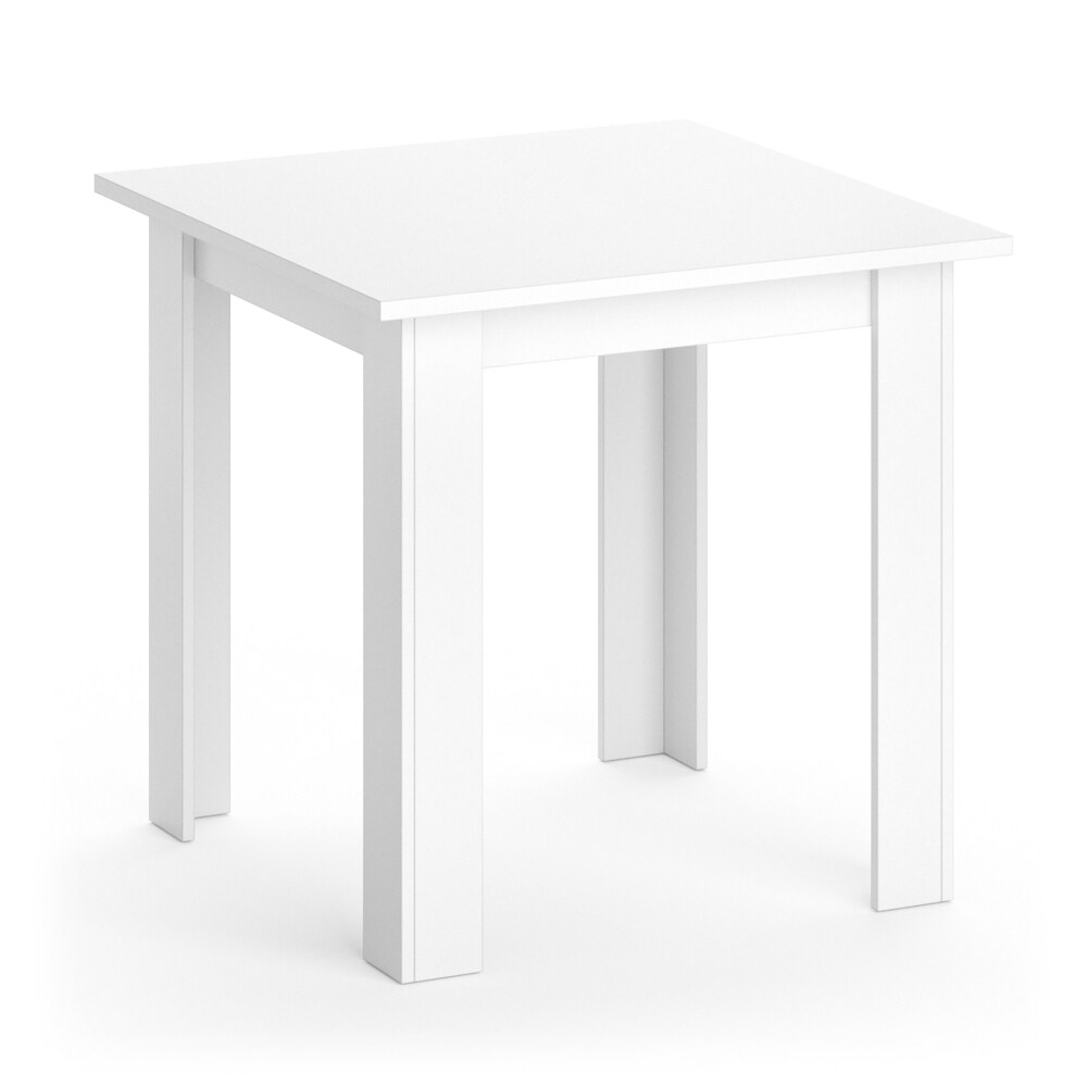 VICCO Esstisch KARLOS Esszimmertisch 80cm Weiß Wohnzimmer Küchentisch Tisch