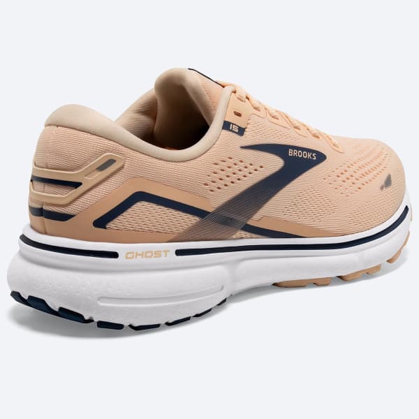 Chaussure running BROOKS GHOST 15 W APRICOT/ESTATE BLUE/WHITE