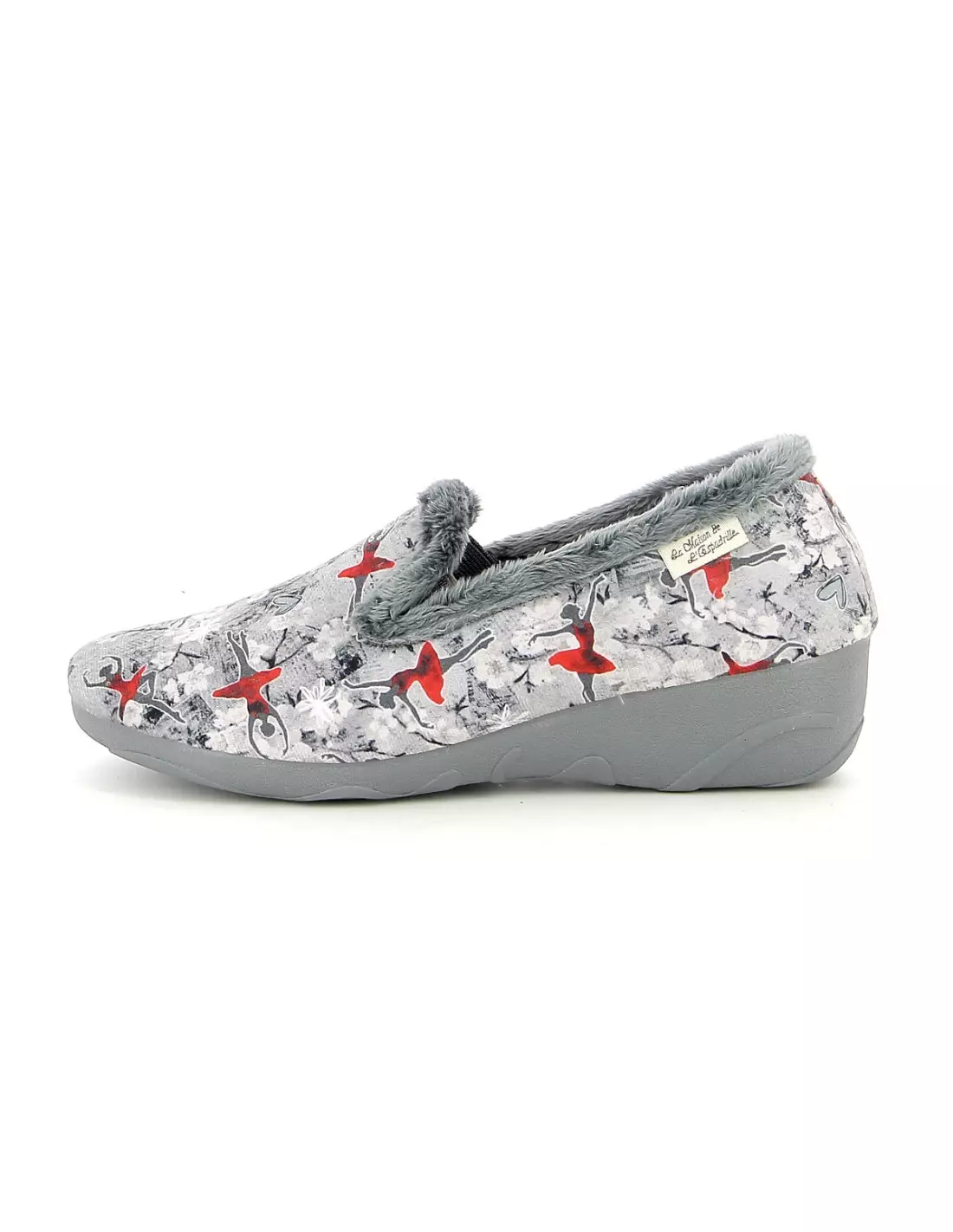 LA MAISON DE L ESPADRILLE LAMINE 6945 5 - Pantoufles & chaussons Gris