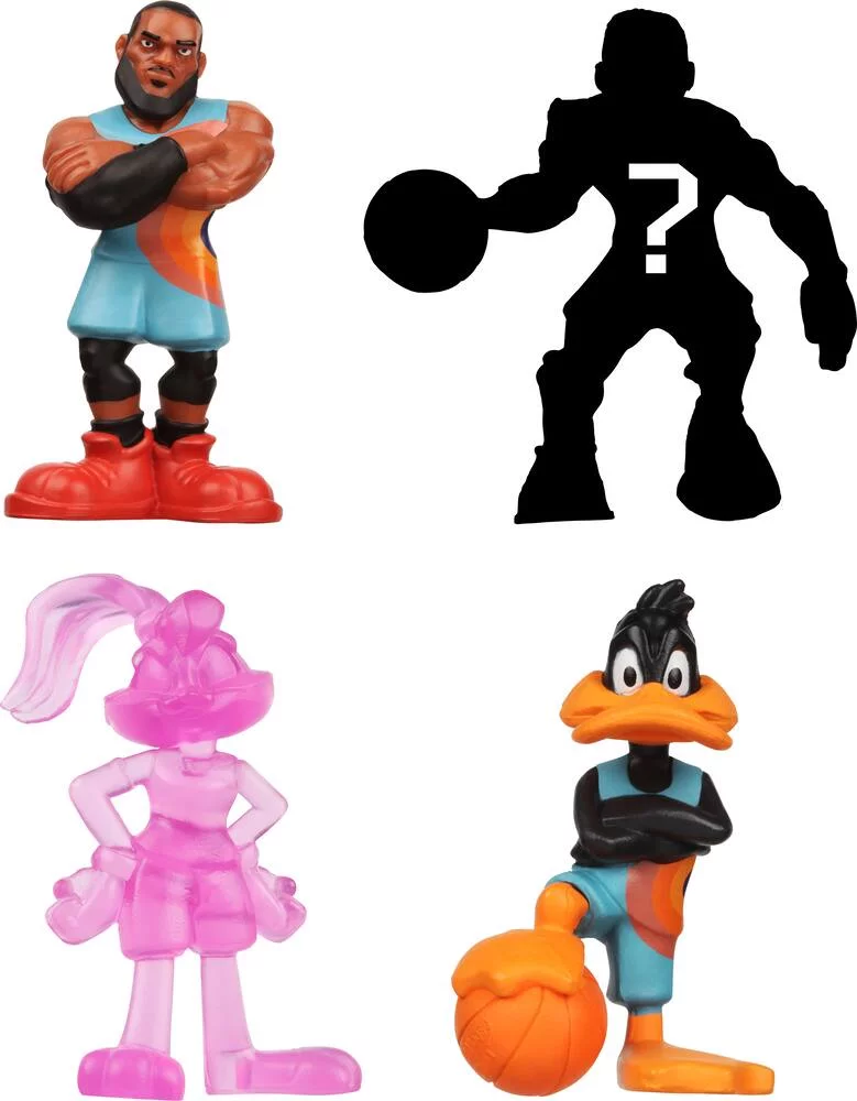 PACK DE 4 FIGURINES 5CM TEAM A - SPACE JAM