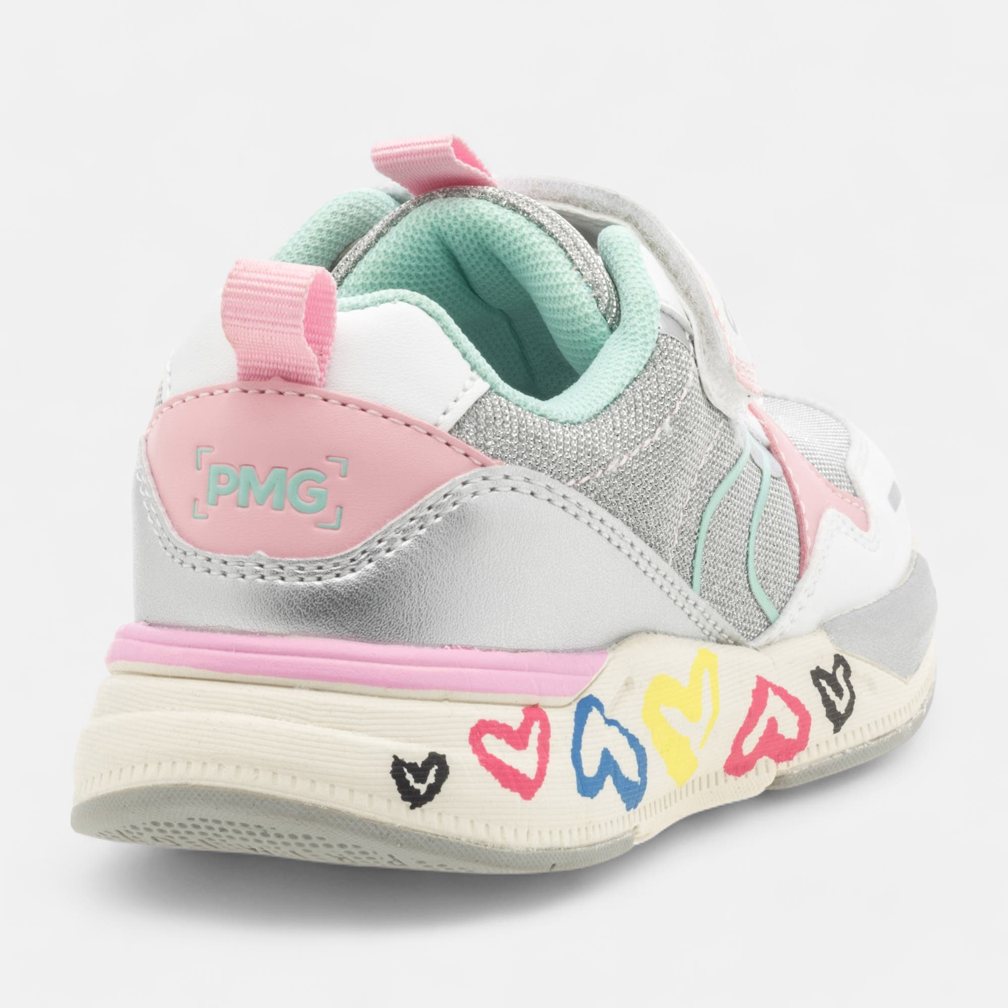 Sneakers Fille argent