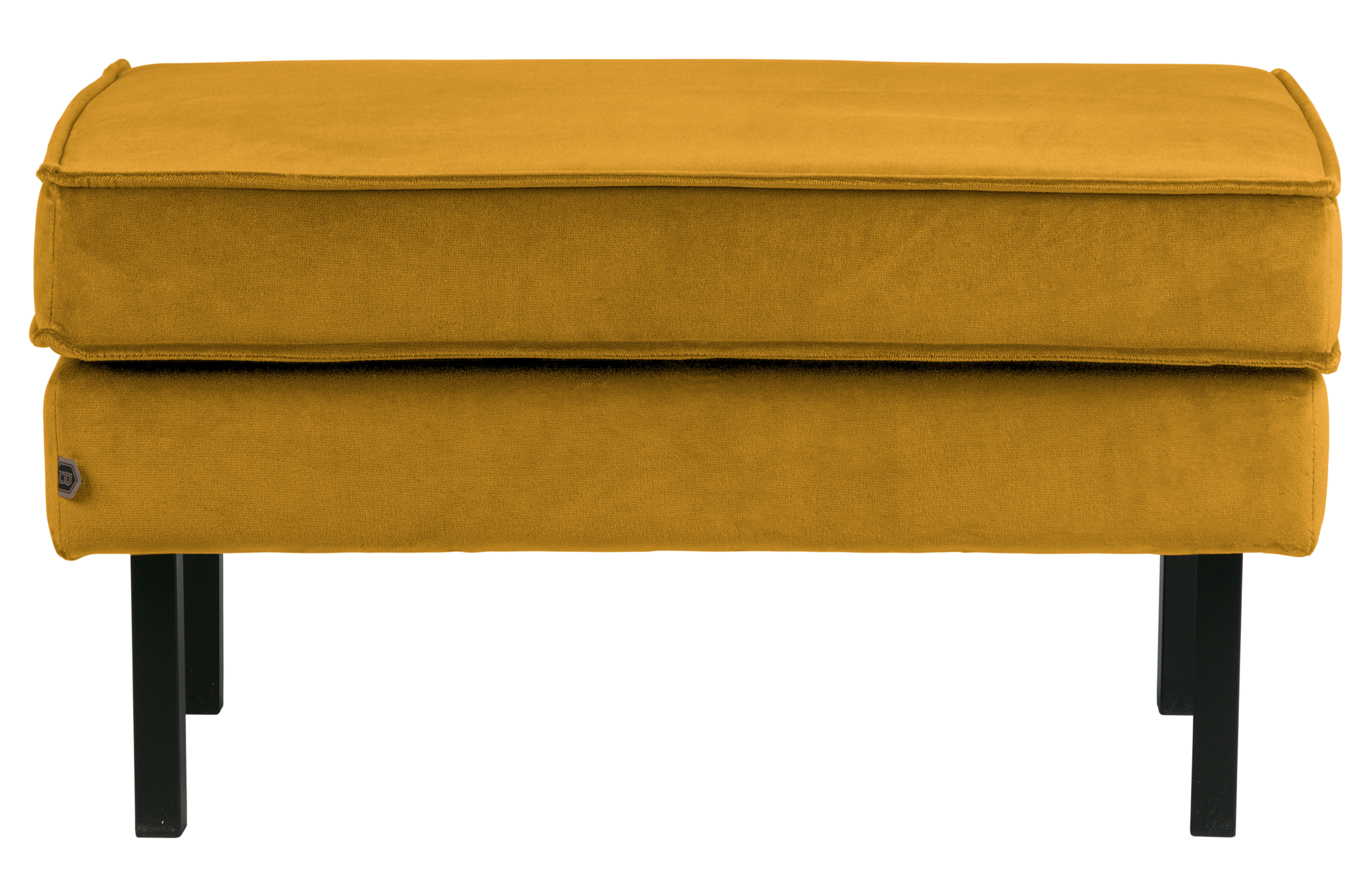 Hocker Rodeo op poten velvet Rodeo Hocker op poten velvet oker