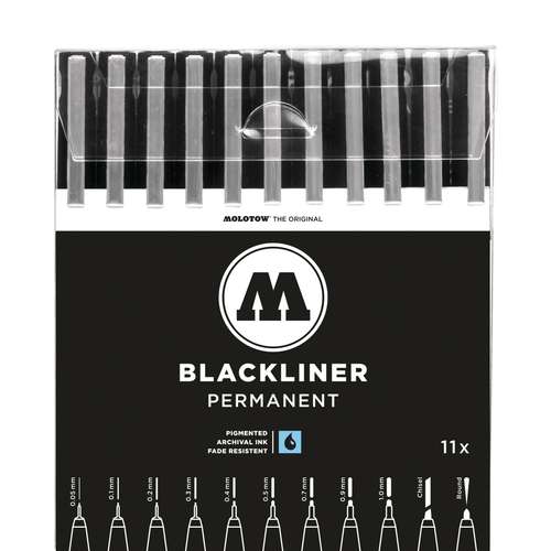 MOLOTOW™ BLACKLINER PERMANENT Complete Set