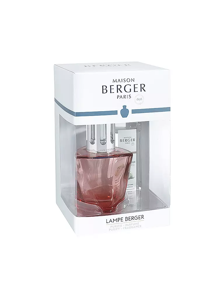 MAISON BERGER PARIS Lampe Berger Set TERRA Rouge 250ml Angelique Noire rot
