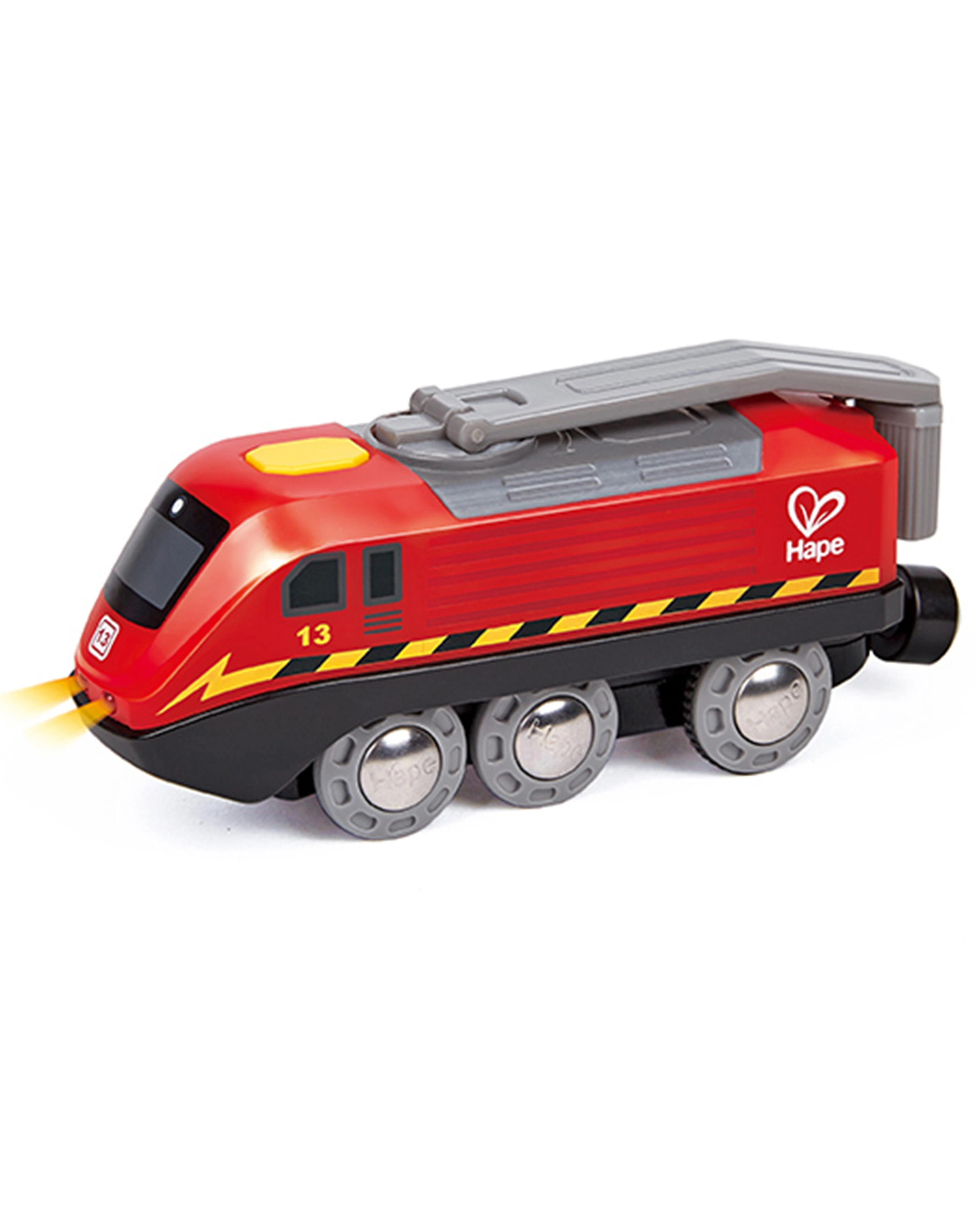 Eisenbahn ZUG MIT KURBELANTRIEB in rot