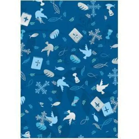 Heyda Motivkarton Kommunion-Konfirmation, Holy blau, A4
