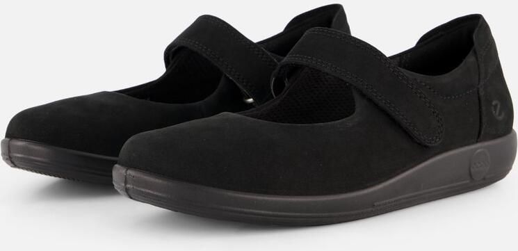 ECCO Soft 2.0 Mary-Jane zwart Synthetisch Dames