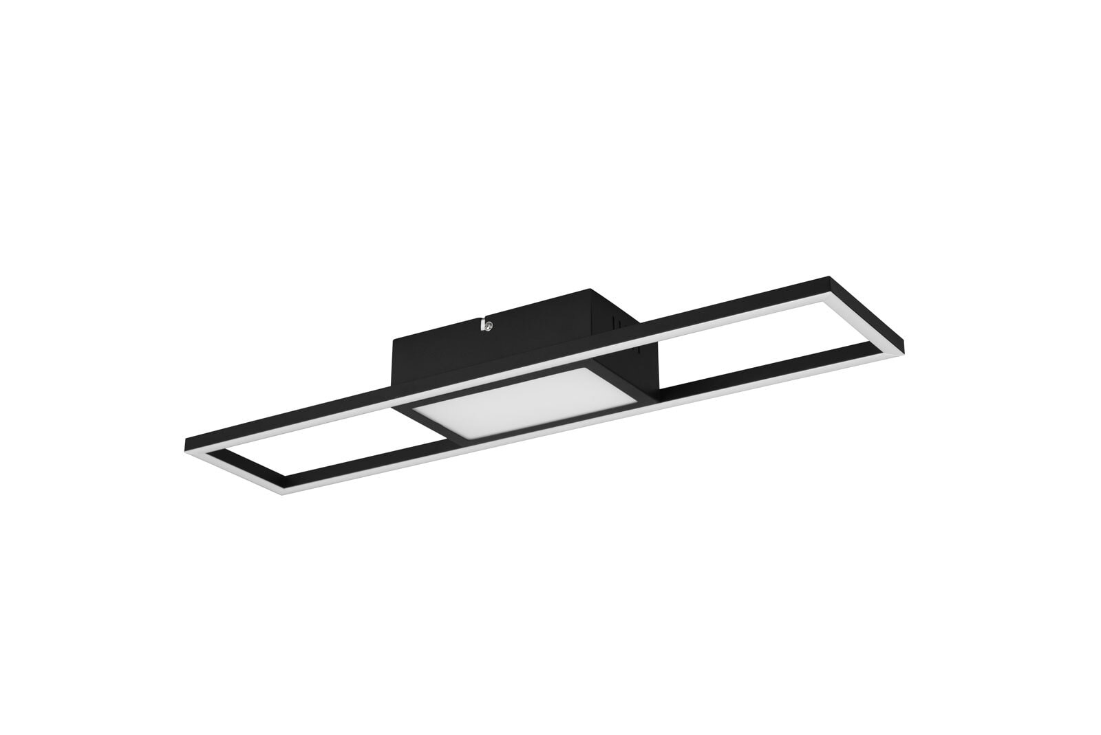 LED Deckenleuchte Rigido schwarz 60x13cm 6cm Metall