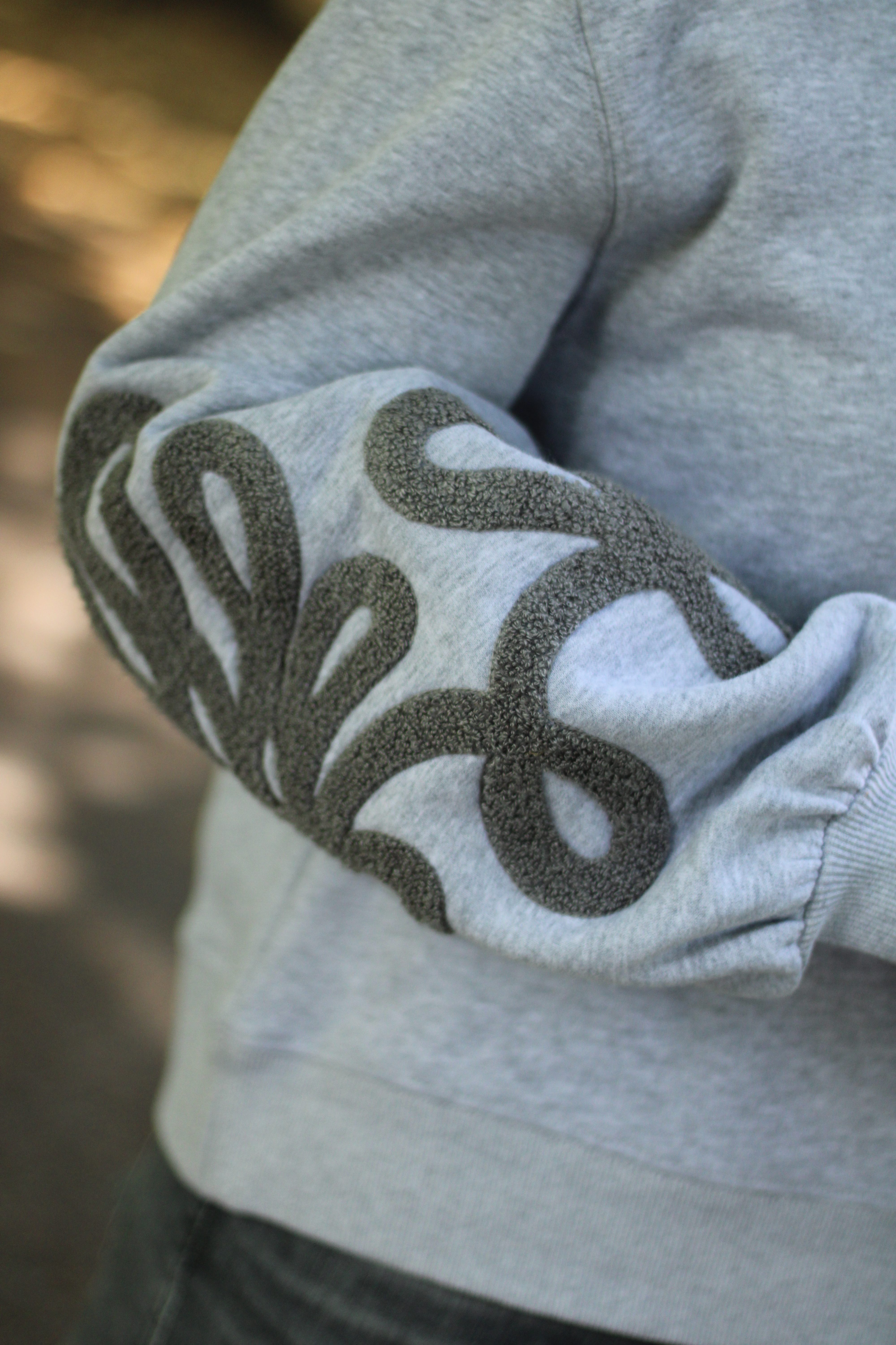 Rino & Pelle - Quincy Sweatshirt With Application - Grey Melange
