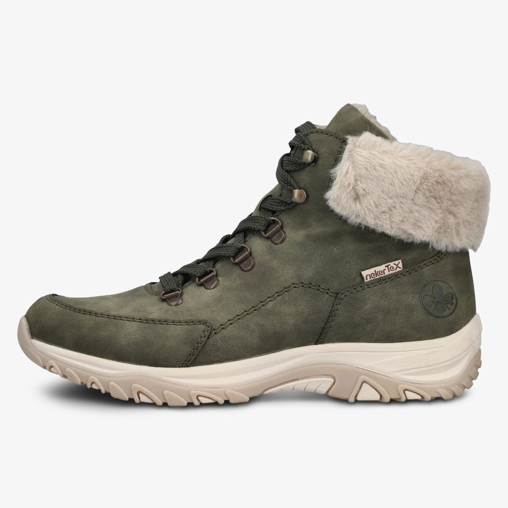 rieker Damen Winter Boots grün