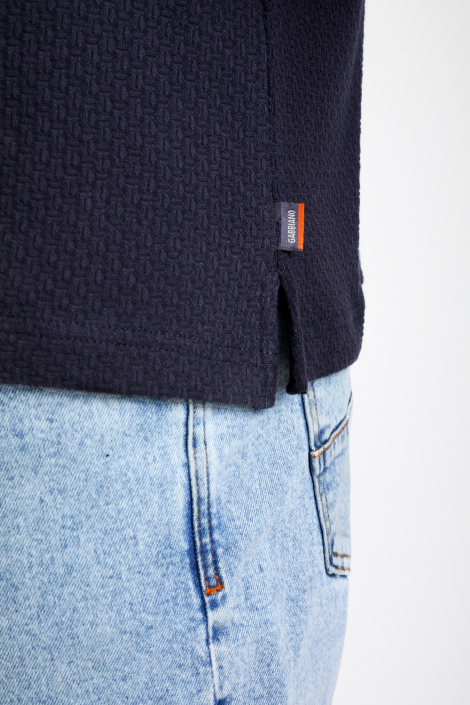 Gabbiano blauwe heren polo