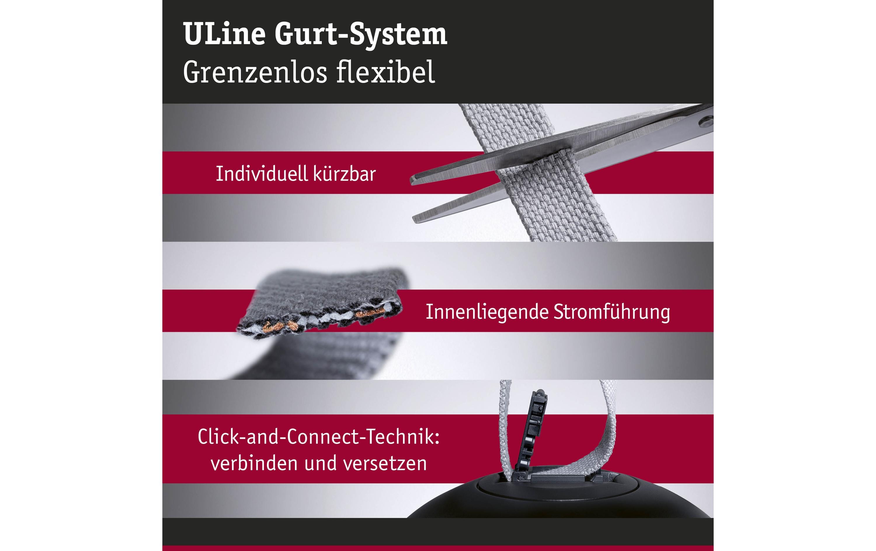 Gurt ULine 10 m, Dacron, TerracottaGurt-System als eine innovative Lösung für einzigartige Lichterlebnisse
