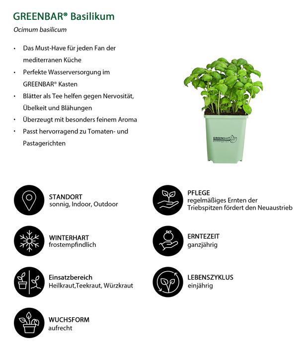 GREENBAR® Küchenkräuter-Set, 6-teilig