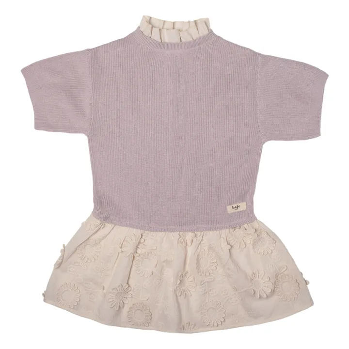 Baje Studio Robe Mesi Brodée | Lilas
