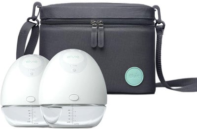 Elvie Pump Elektrisk Brystpumpe Dobbel inkl 3-i-1 Veske
