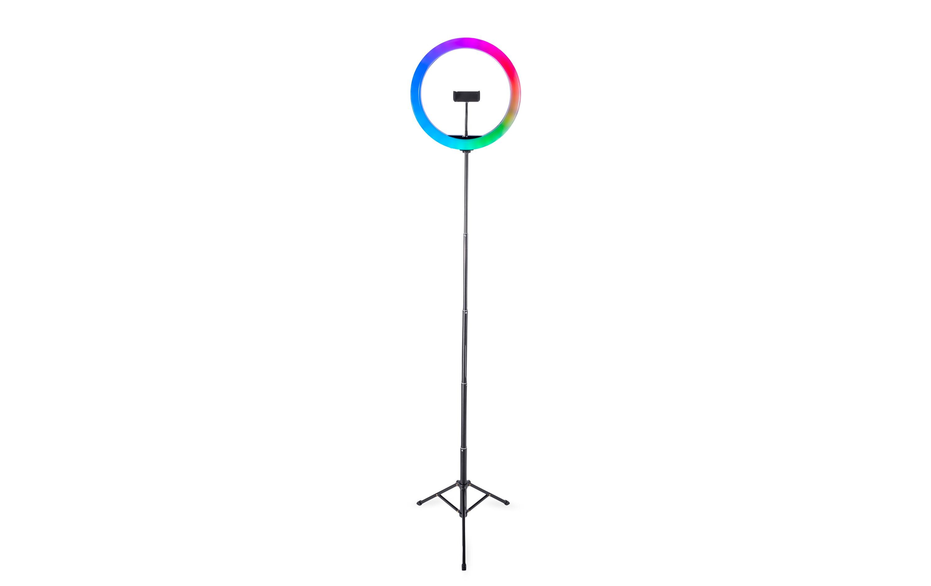 Studio Rgb Ring Light RL12 SchwarzLED-Ringlicht für Make-up, Vlogging oder Fotografie