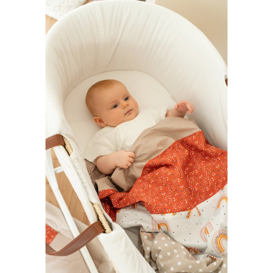 ULLENBOOM Babydecke Regenbogen 70x100