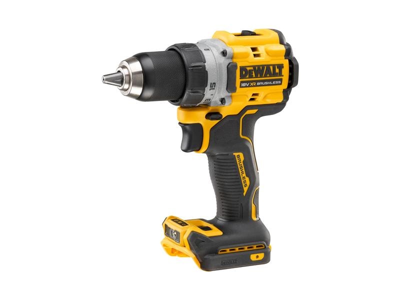 DEWALT Akku-Bohrschrauber 18 V, Solo Universell einsetzbarer Akku-Bohrschrauber mit bürstenlosem Motor