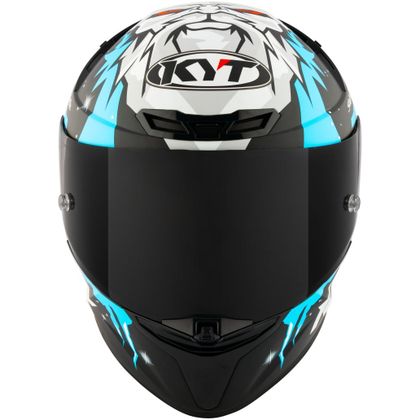 Casque KYT TT-REVO MASIA REP. WINTER TEST - Noir / Bleu