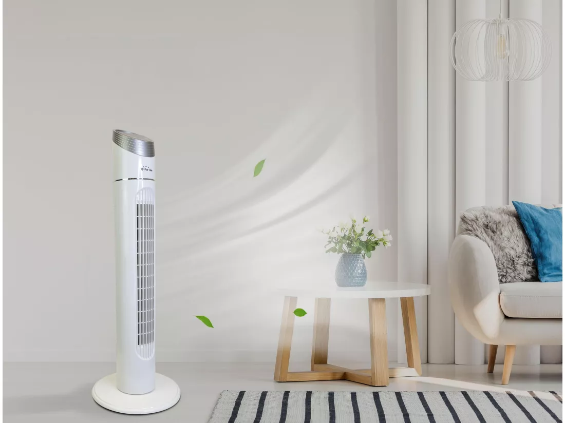 Ventilateur Colonne 40W avec 3 vitesses et oscillant