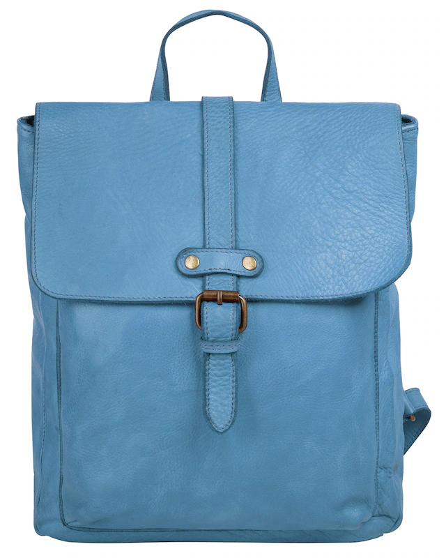 Samantha Look Cityrucksack Echt Leder, Made in Italy