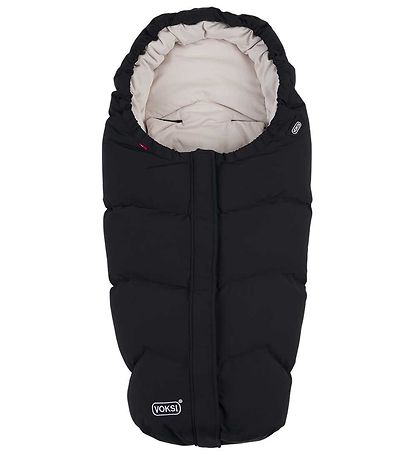 Voksi Fußsack - Move - 90 cm - Black/Cream