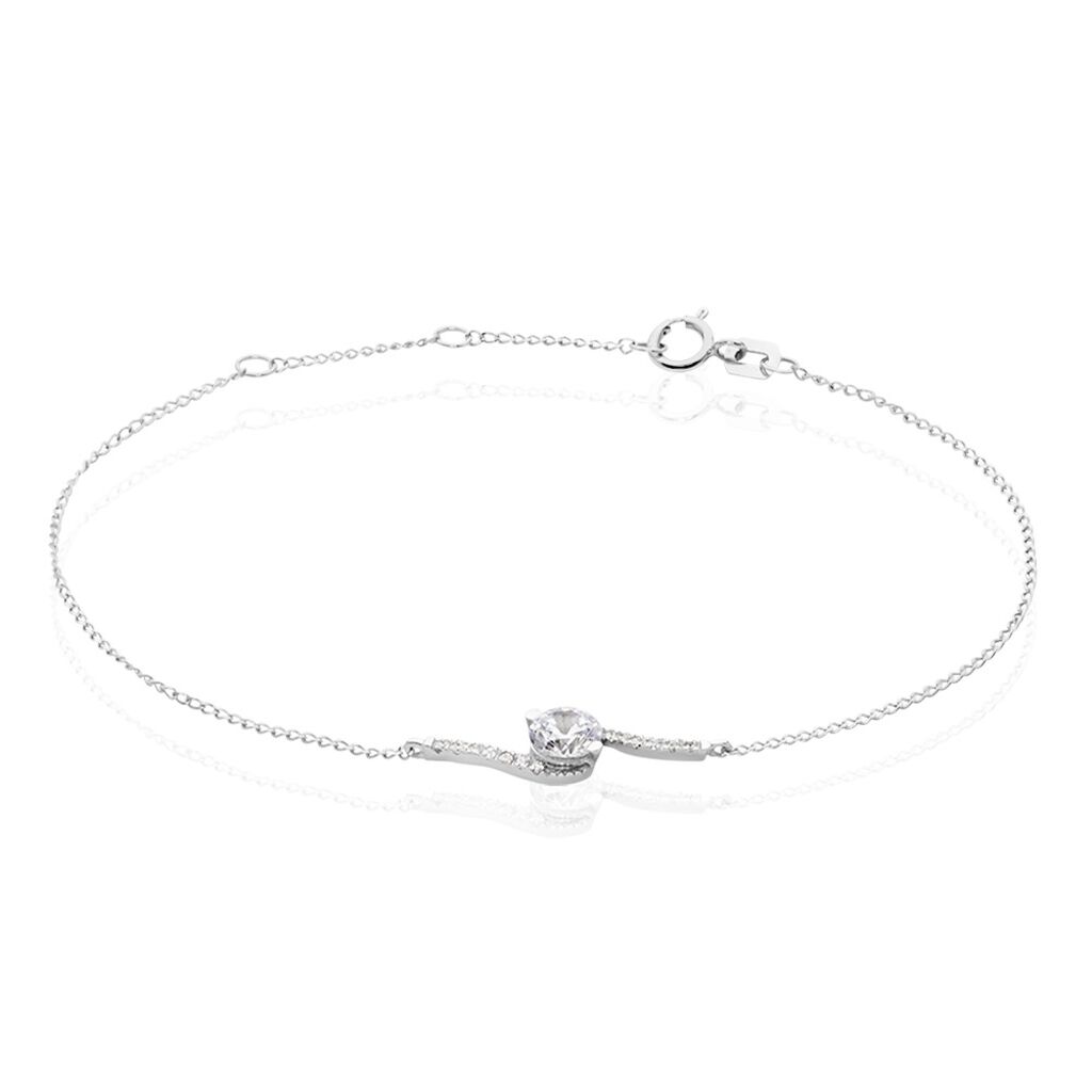 Bracelet Olly Or Blanc Oxyde De Zirconium