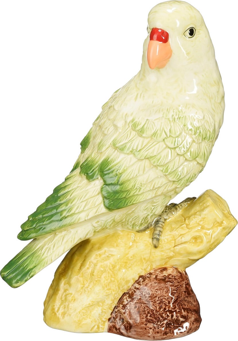 Mica Decorations beeld Papegaai groen / geel / bruin 19,5 x 11 x 27 cm