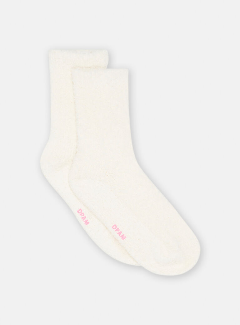 Chaussettes écrues douces fille