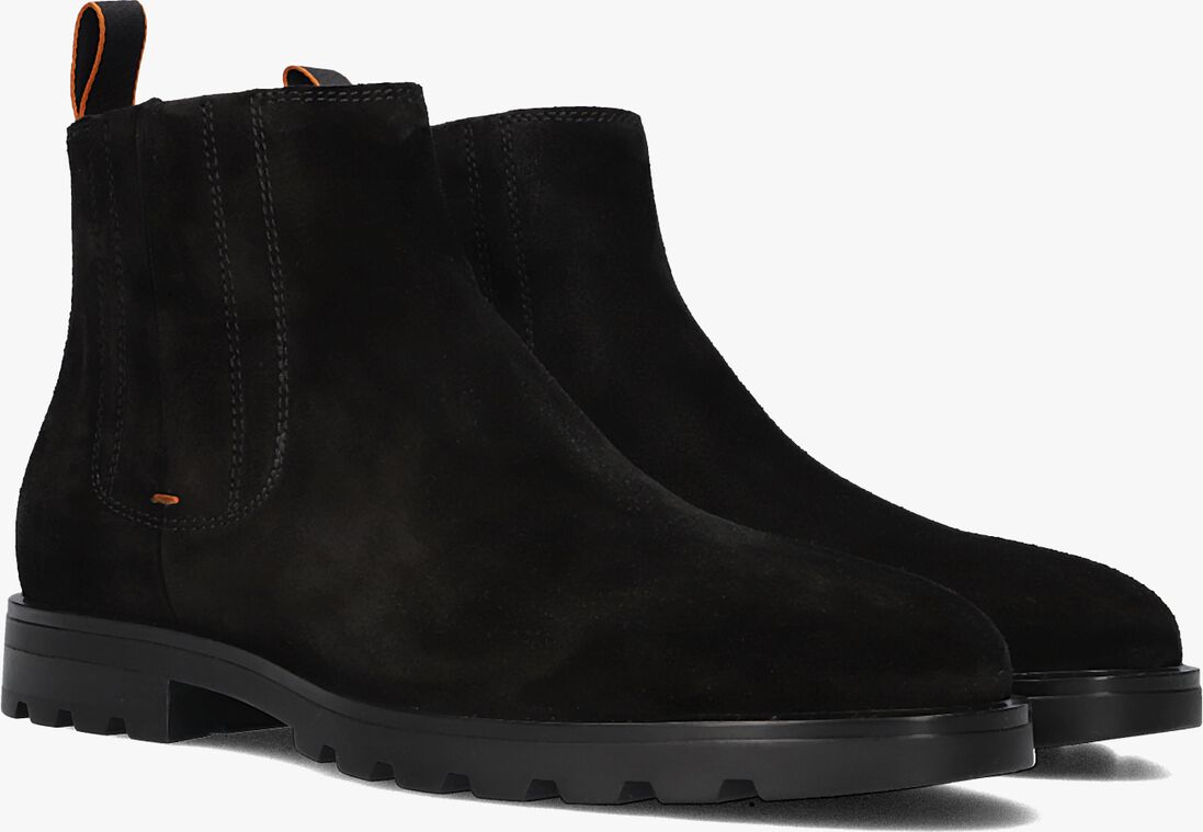zwarte santoni boots sue cheslea gz