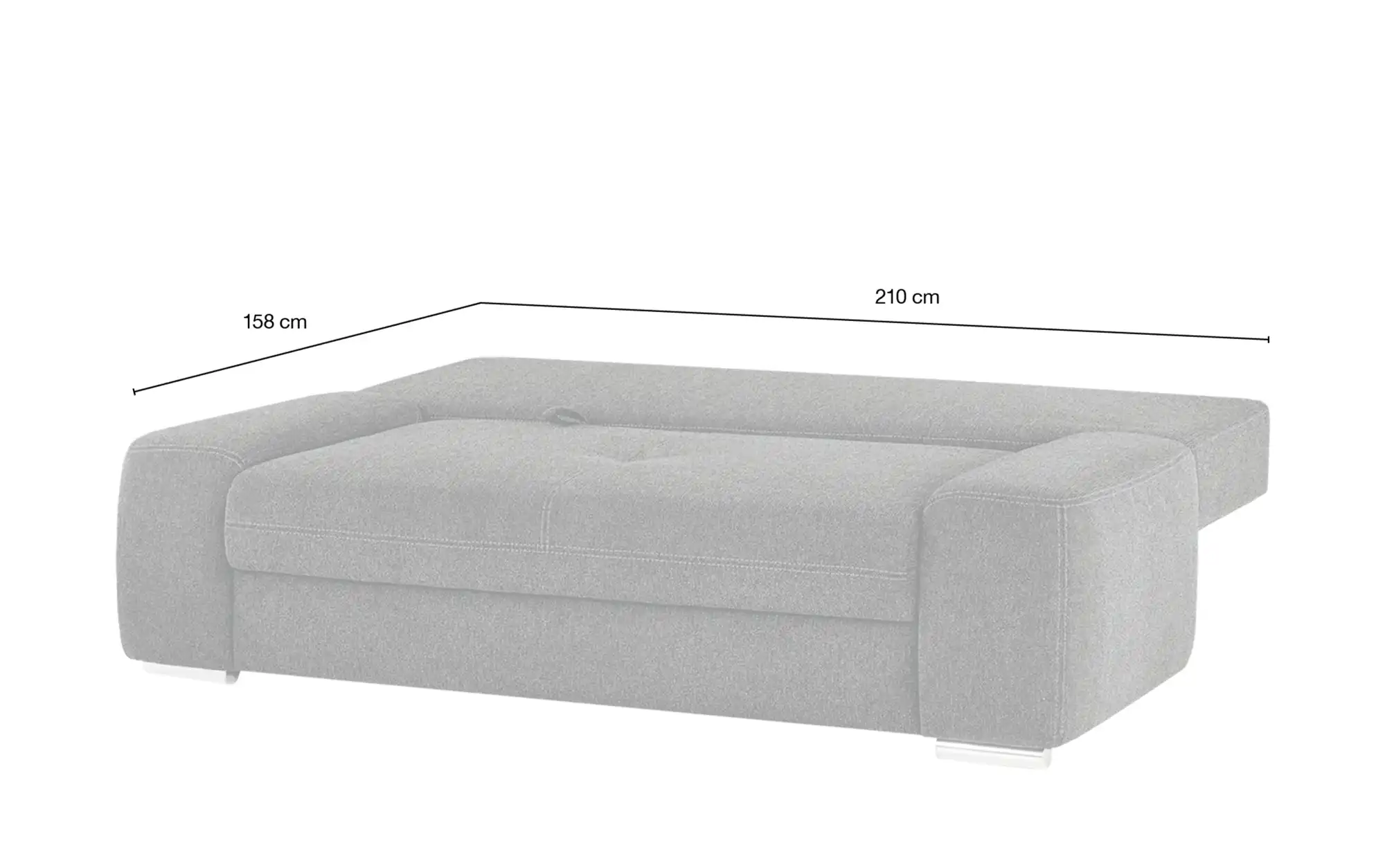 bobb Schlafsofa mit Boxspringpolsterung Viannie de Luxe