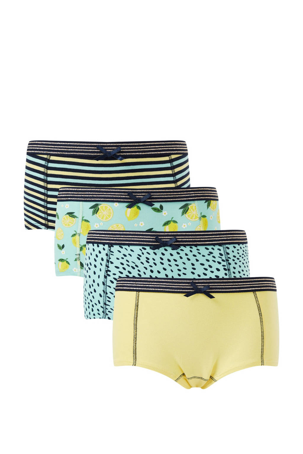 hipster - set van 4 geel/groen/blauw