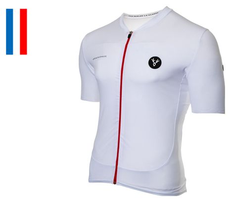 Maillot Manches Courtes LeBram Galibier Blanc