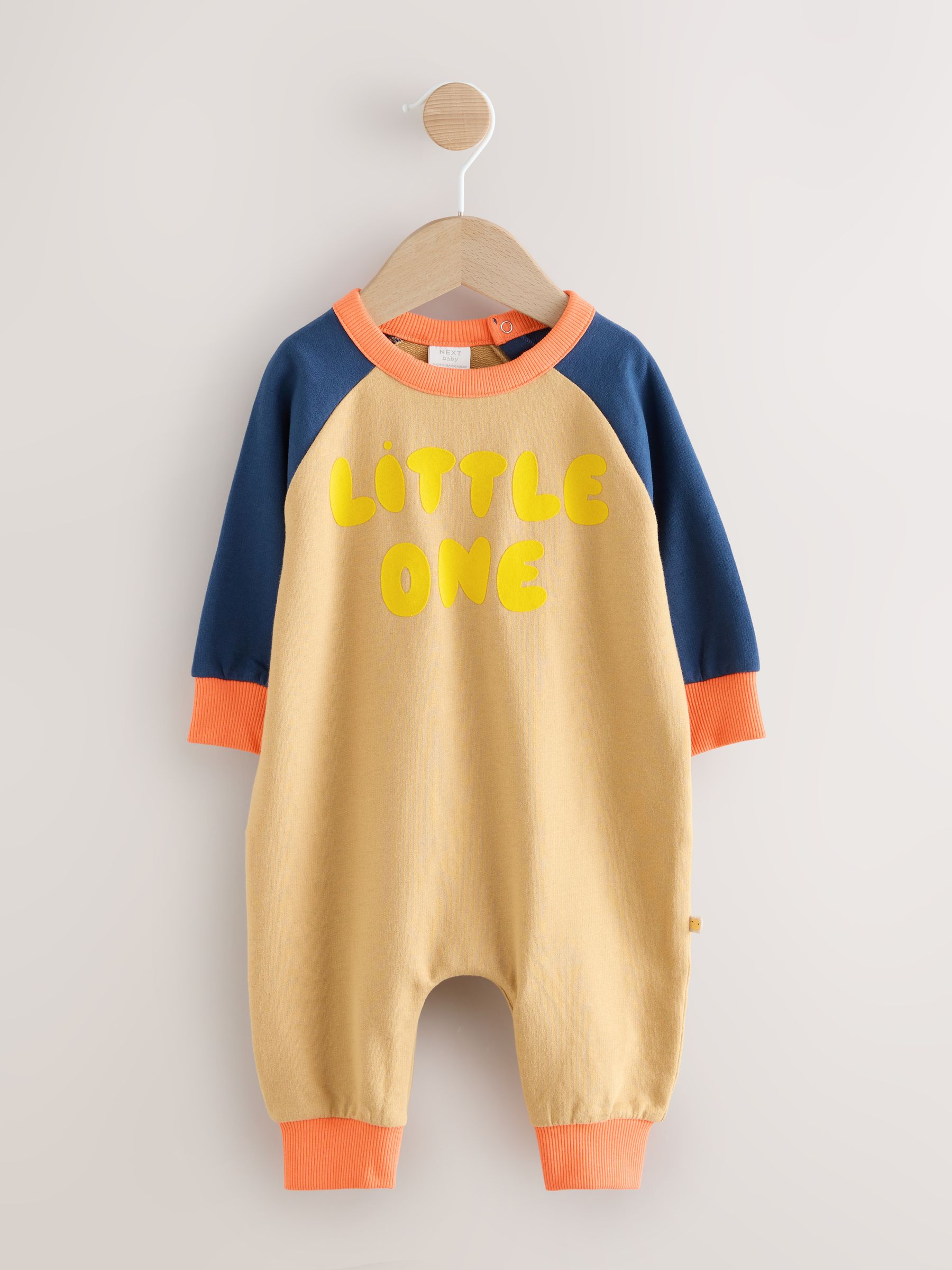 Met verschillende kleurvlakken - Baby joggingromper (0mnd-3jr)