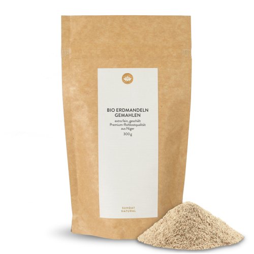 Sunday Natural Products  Bio Erdmandeln Gemahlen