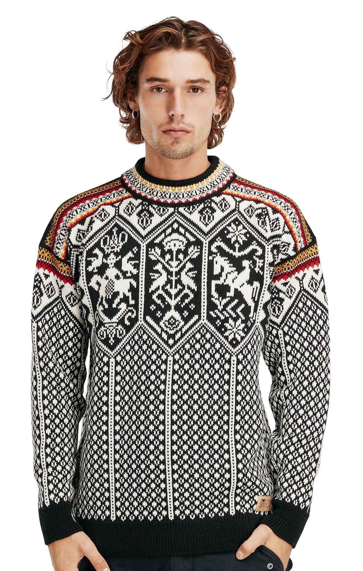 1994 Sweater Herre Black/Mustard/Offwhite