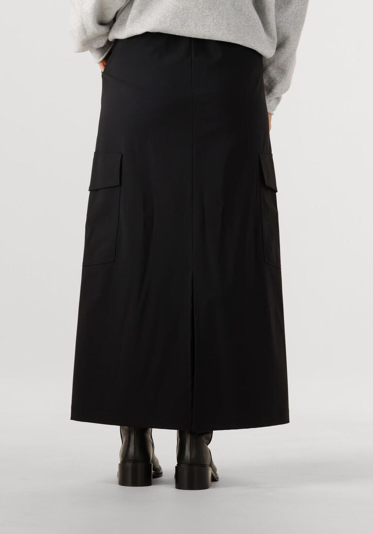 zwarte penn & ink maxirok skirt w25n1636