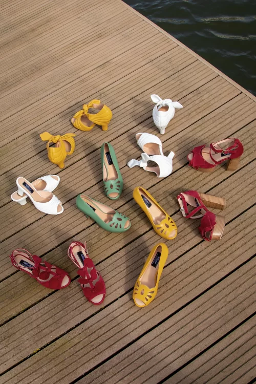 Lola Ramona ♥ Topvintage June Portofino pumps in crème
