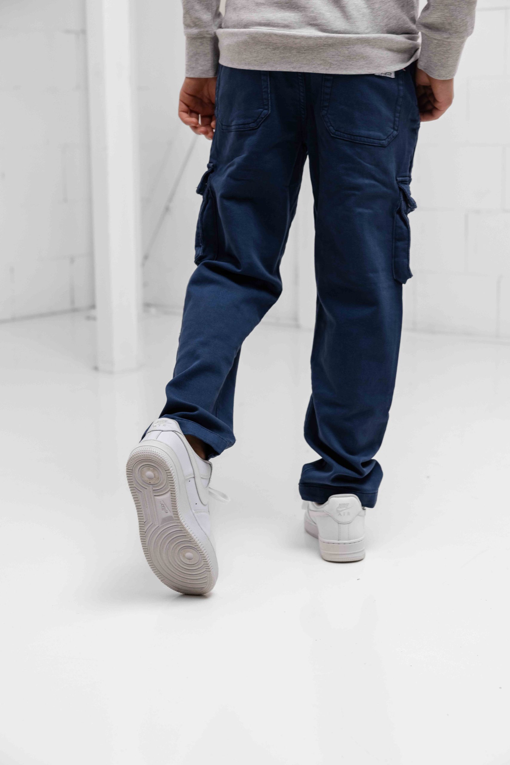 Vingino Claudio Loose Jeans Kids Donkerblauw